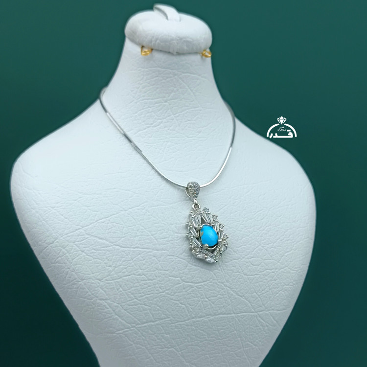 مدال فیروزه نیشابور طبیعی کد 2139