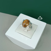 انگشتر سیترین طبیعی کد 2308